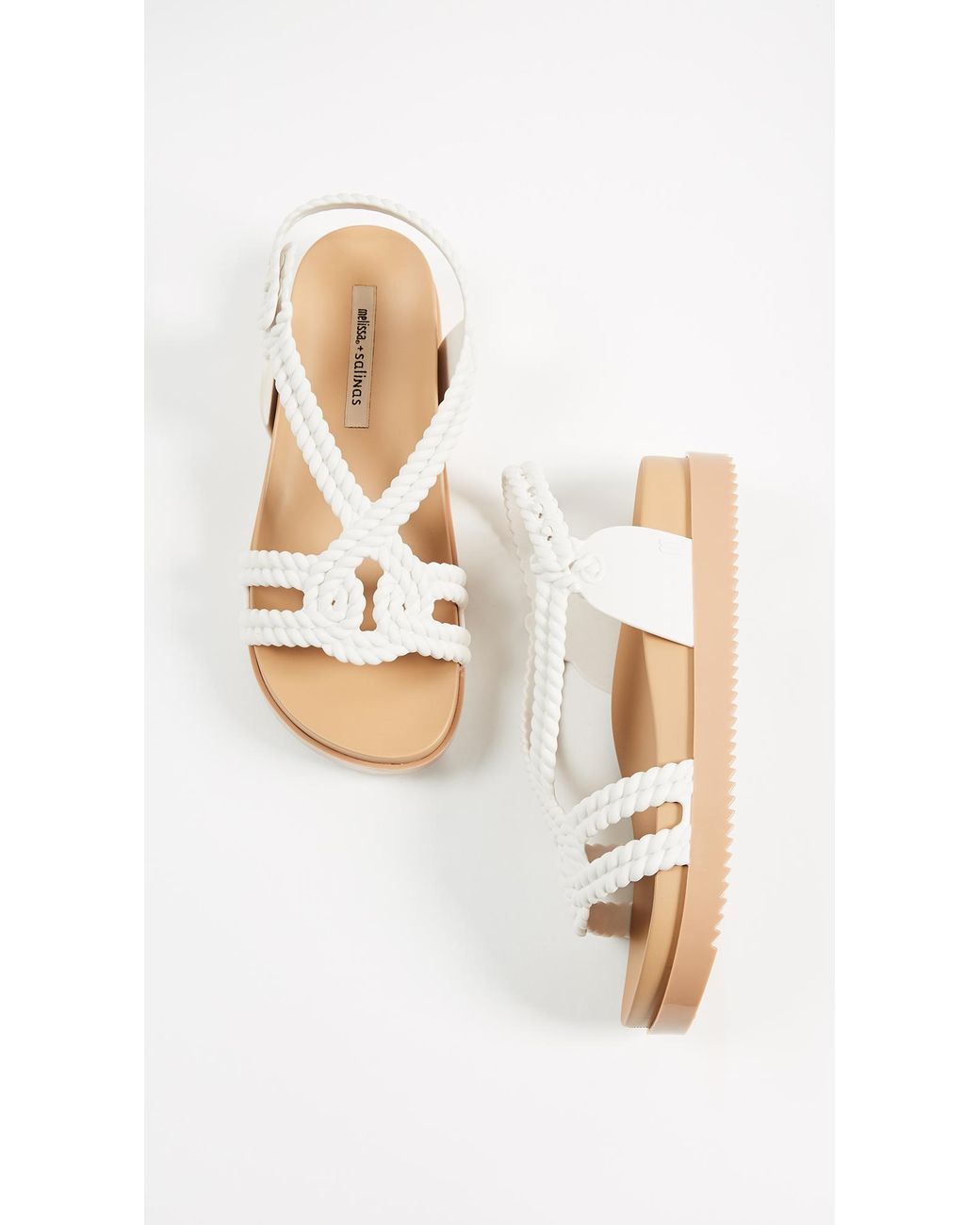 Melissa Cosmic + Salinas Sandals in Natural | Lyst