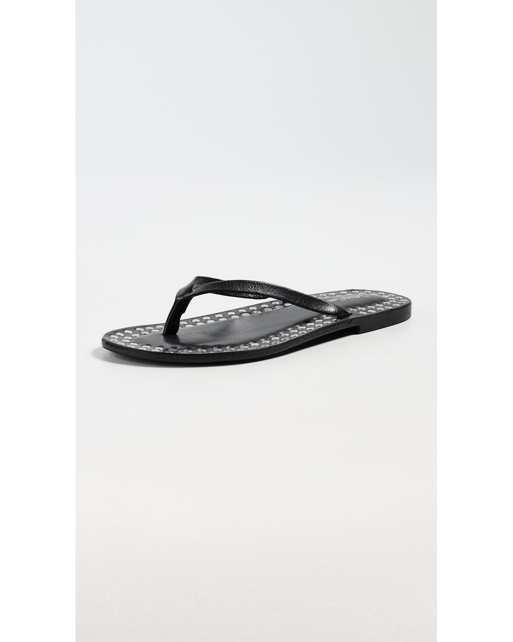 Jeffrey Campbell Black Katrina Flip Flops