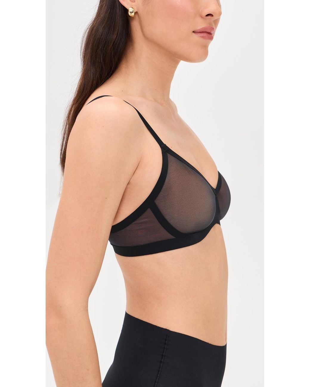 Commando Black Chic Mesh Bralette