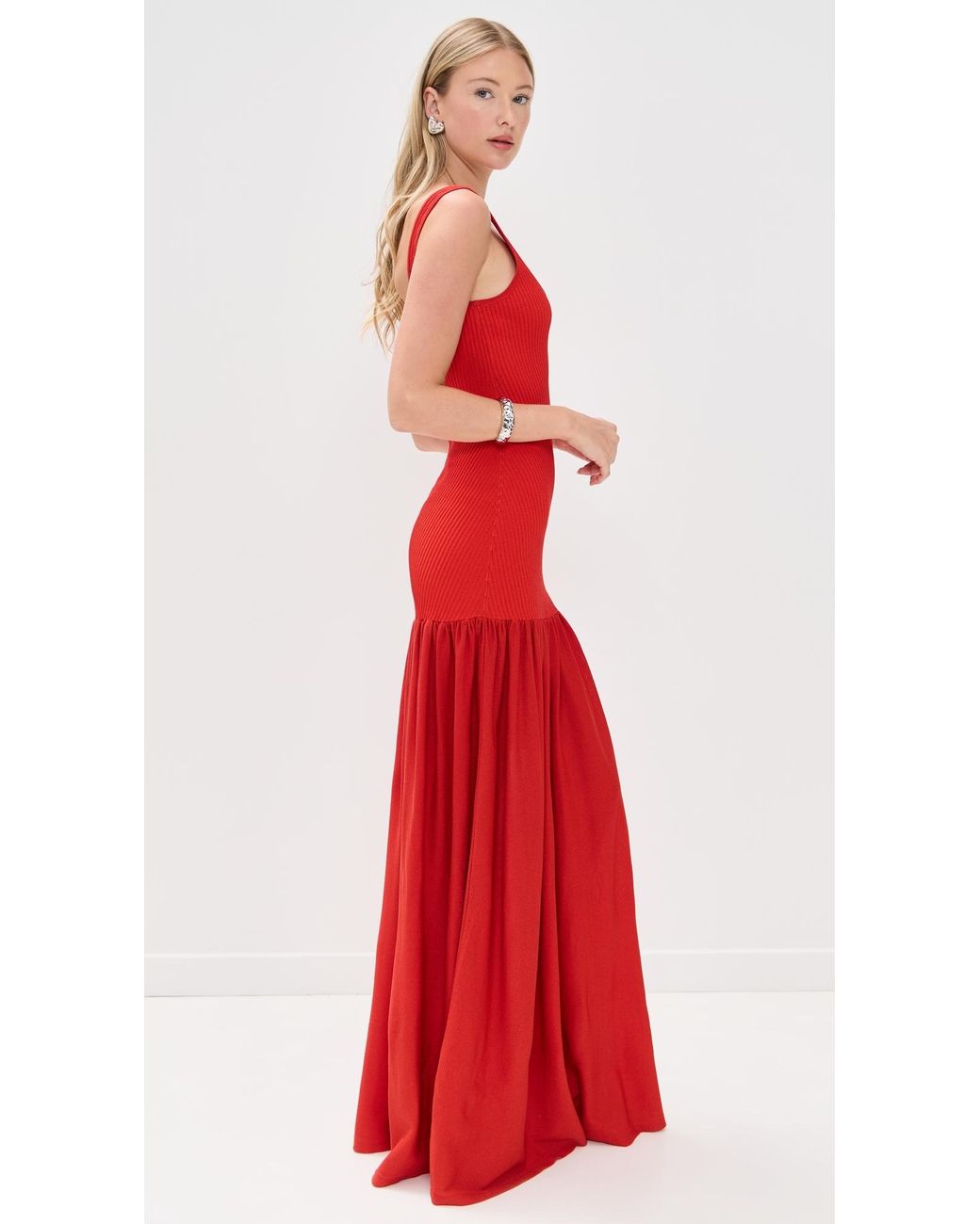 retroféte Kennedi Knit Dress in Red