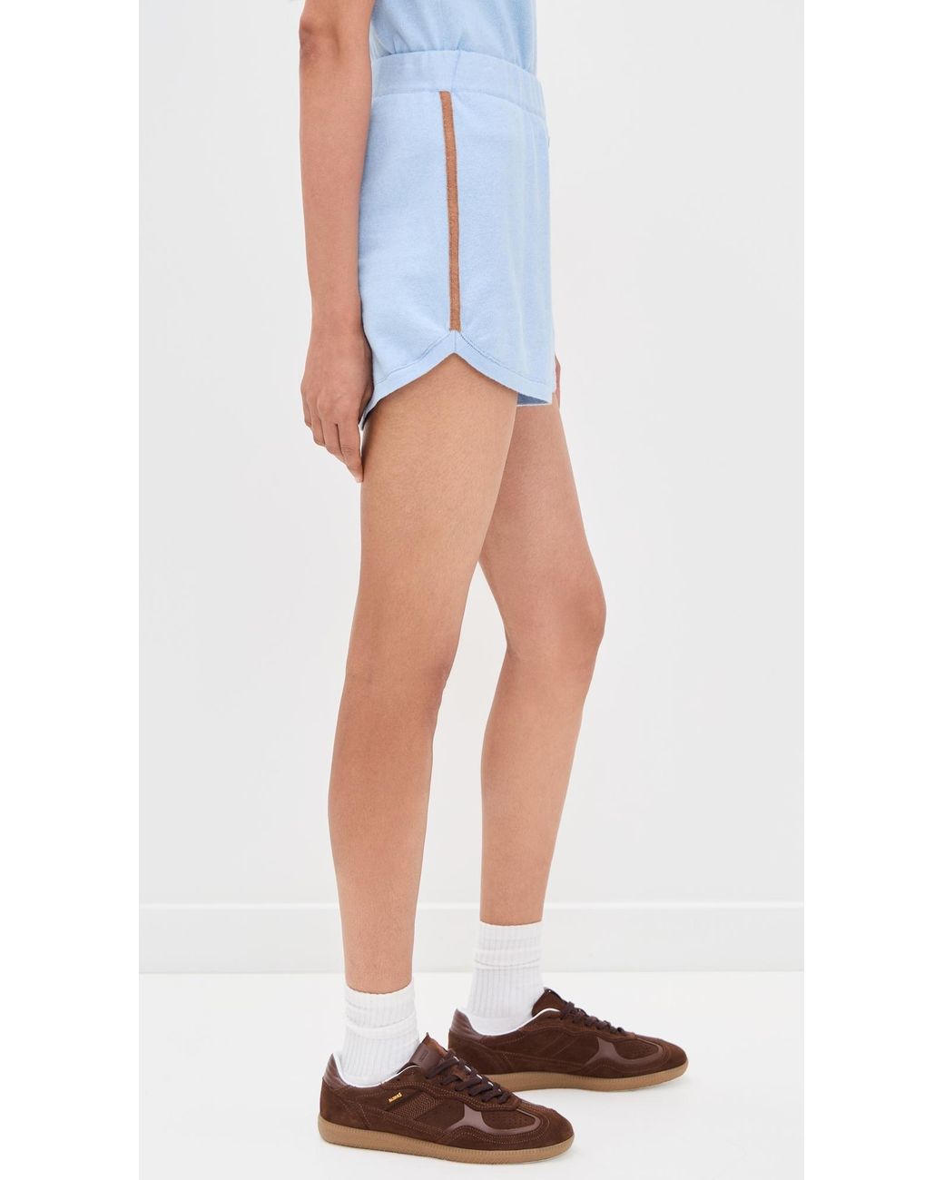Le Bos Blue Track Shorts