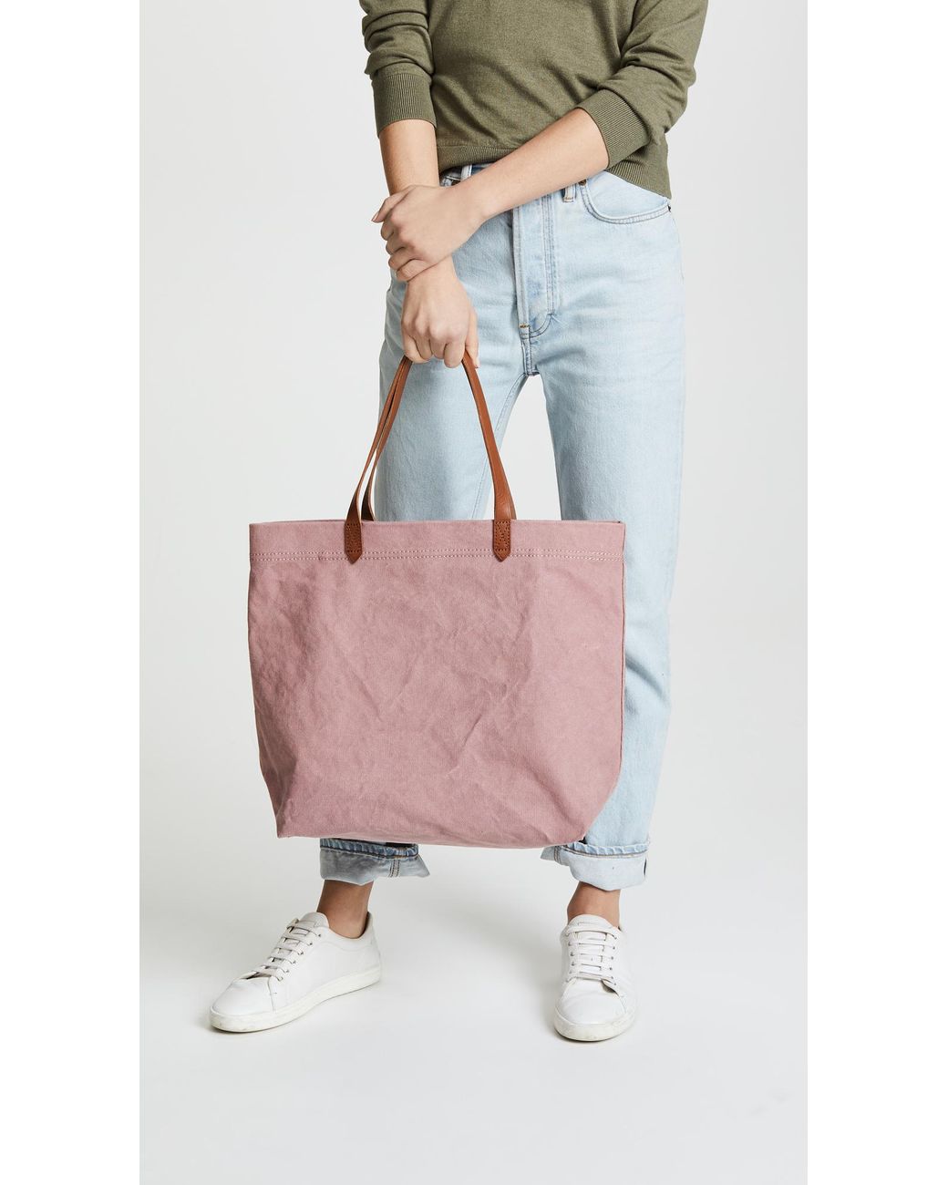 Madewell canvas tote discount