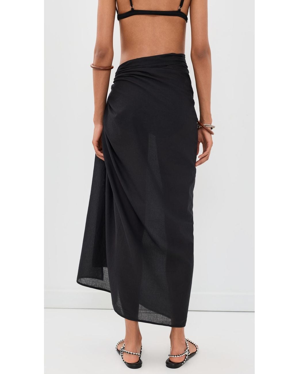LSPACE Black Mika Sarong