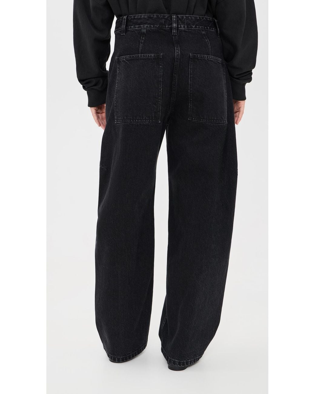 Tibi Black Petite Sid Jeans
