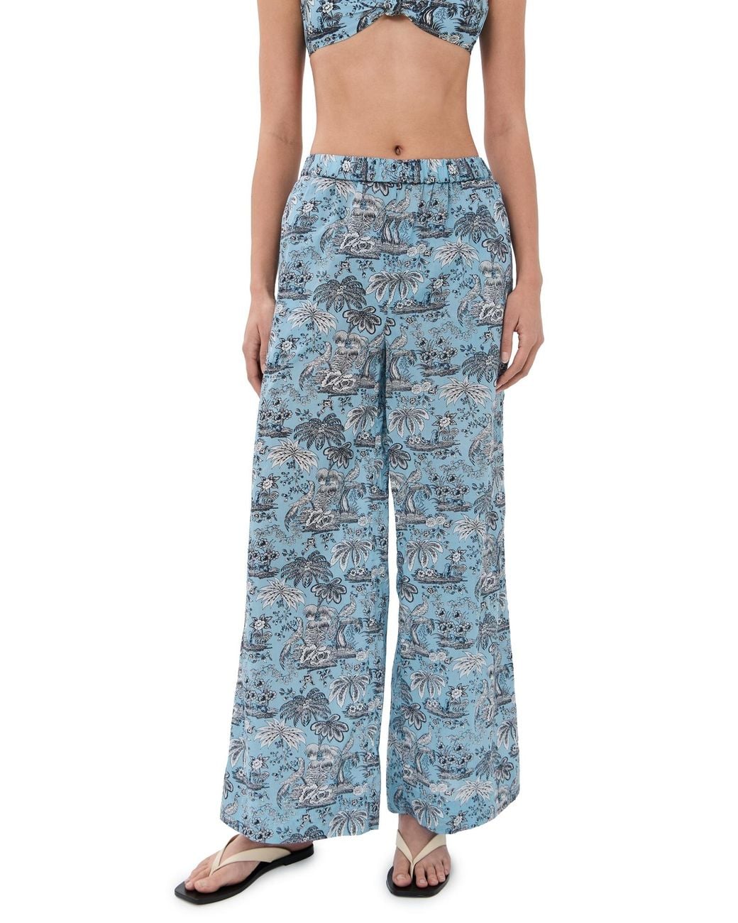 Staud Blue Marza Pants