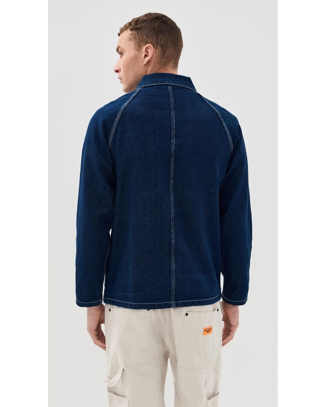 Service Works Denim Coverall Jacket 2.0 in Blue for Men | Lyst