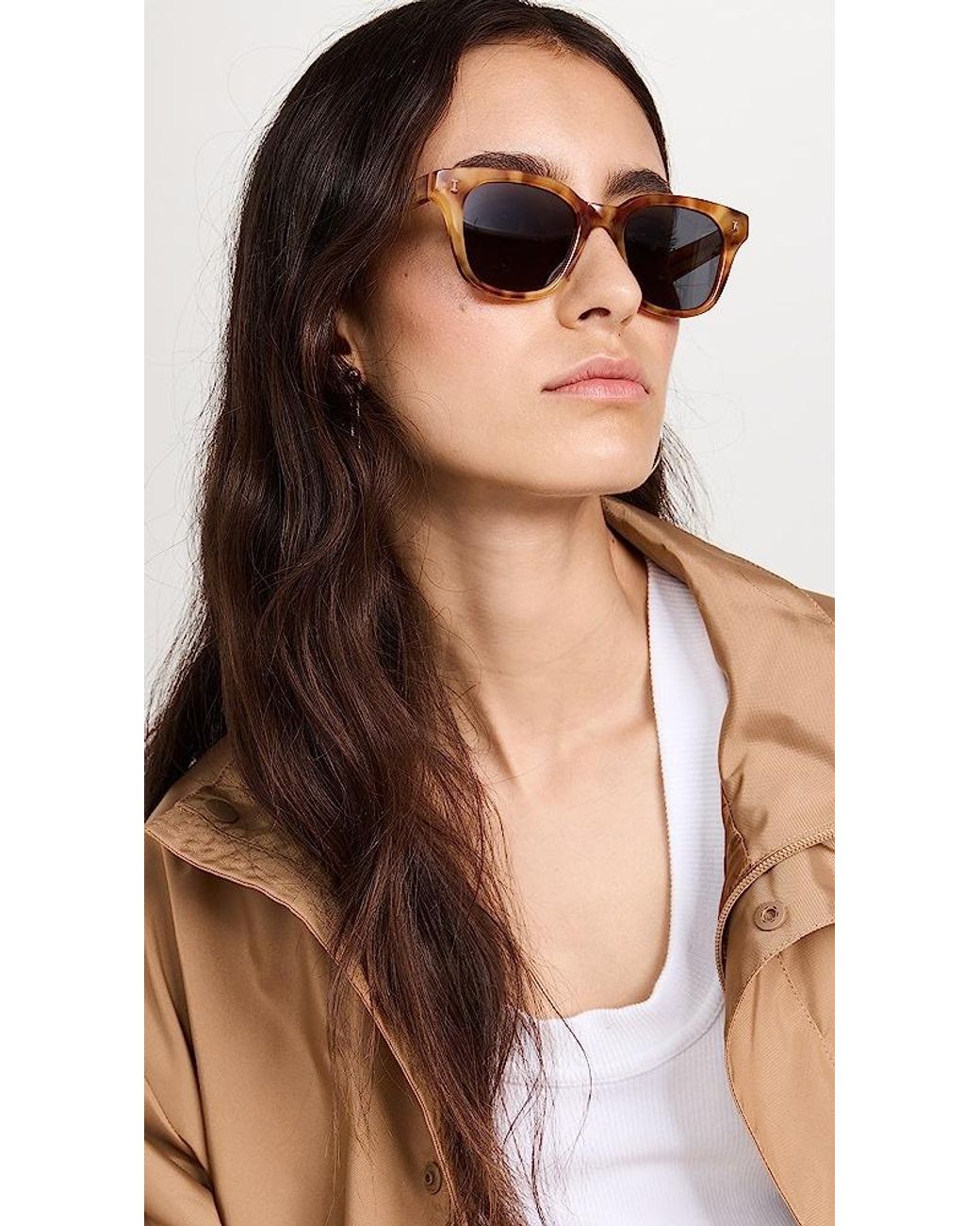Illesteva Melrose Amber Sunglasses | Lyst