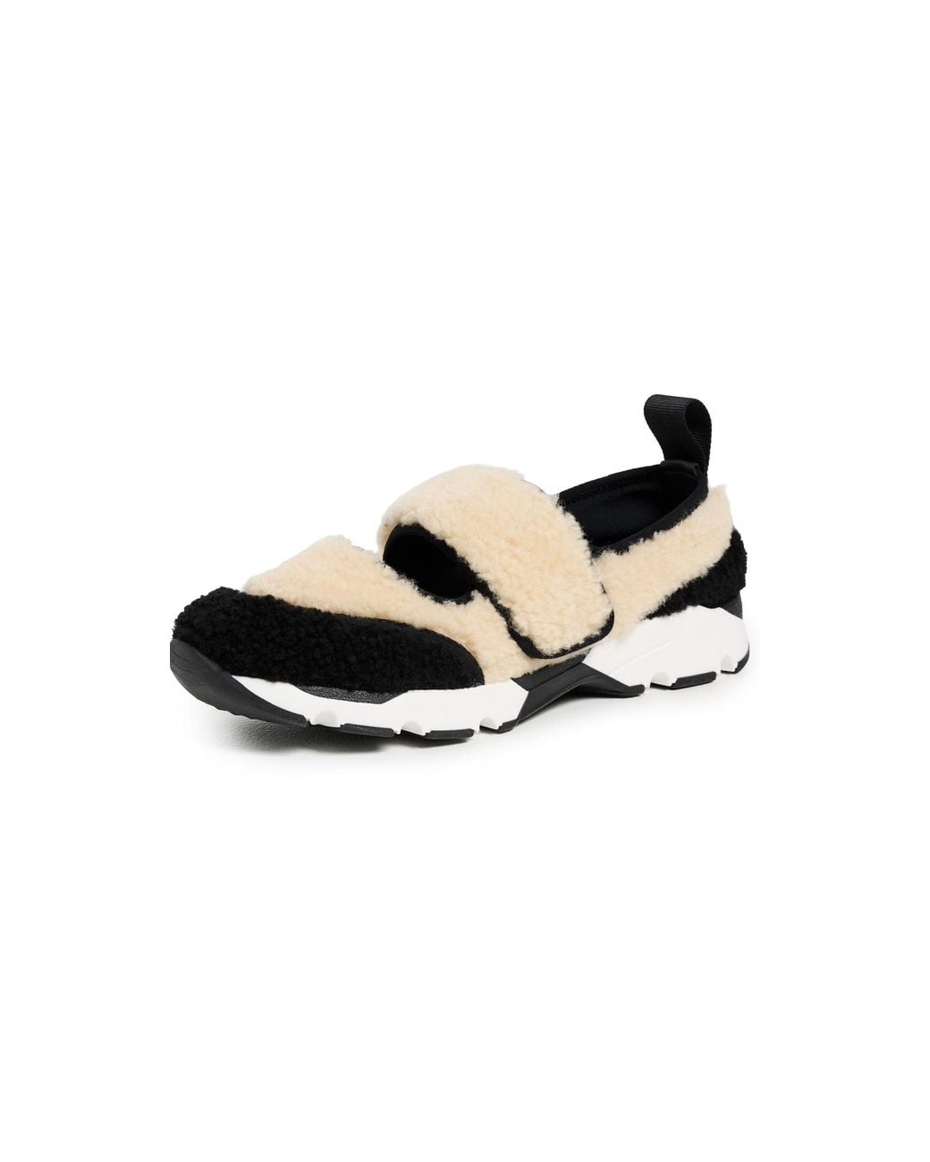 Marni Black Shearling Sneakers