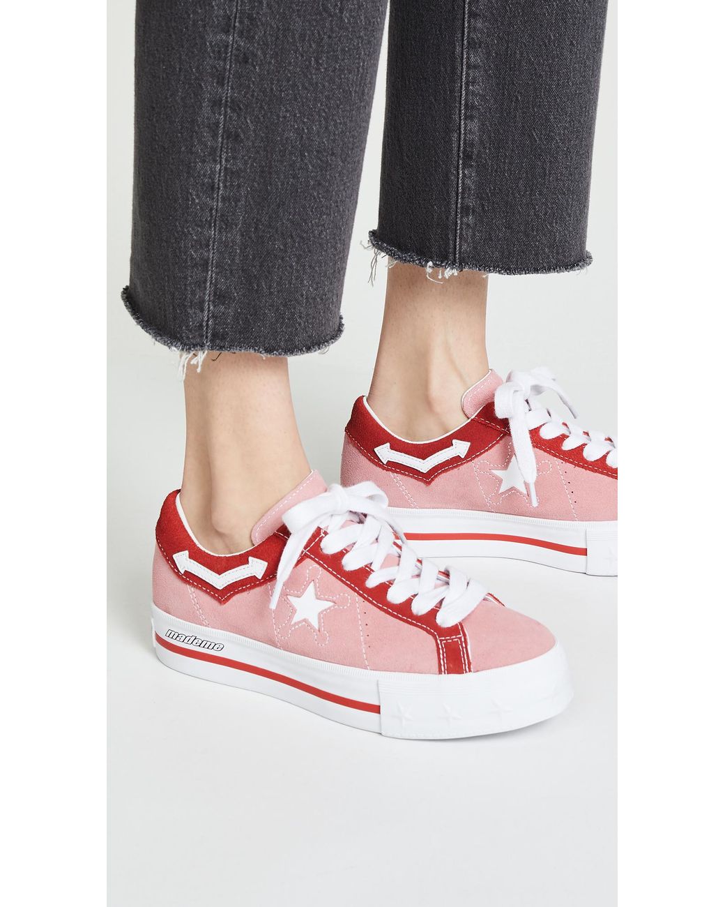 Converse X Mademe One Star Lift Platform Sneakers Pink | Lyst