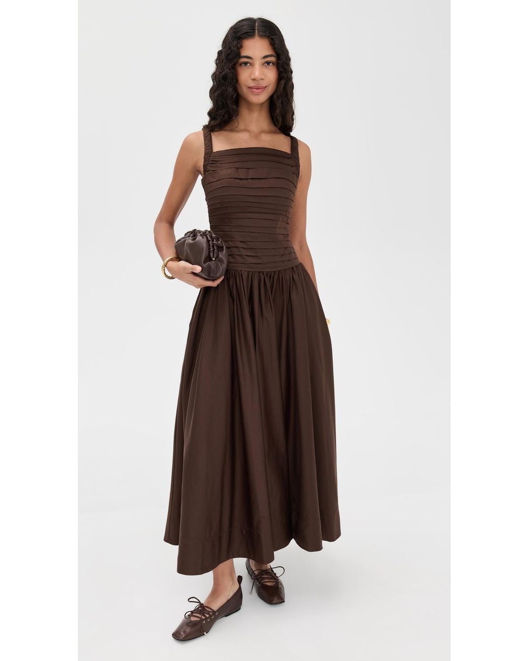 aje chocolate brown dress Aje Havana Set in Chocolate Size AU 8 - Passion main image 1
