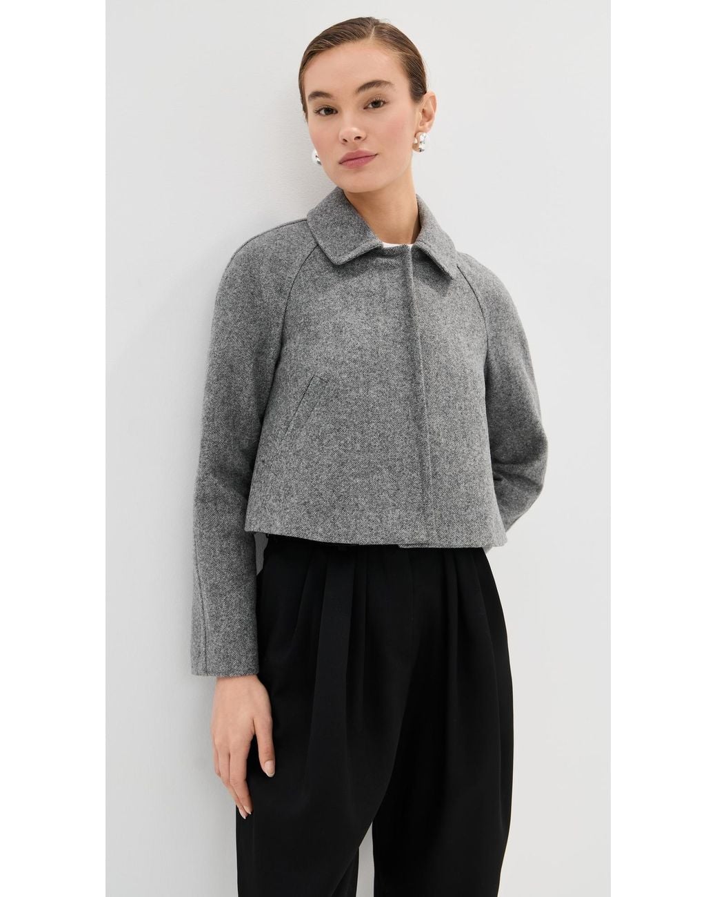 Nackiyé Gray Pixie Wool Jacket