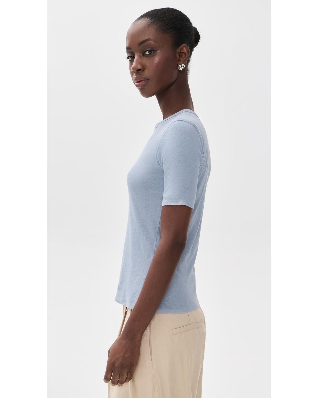 B Sides Blue Double Tee