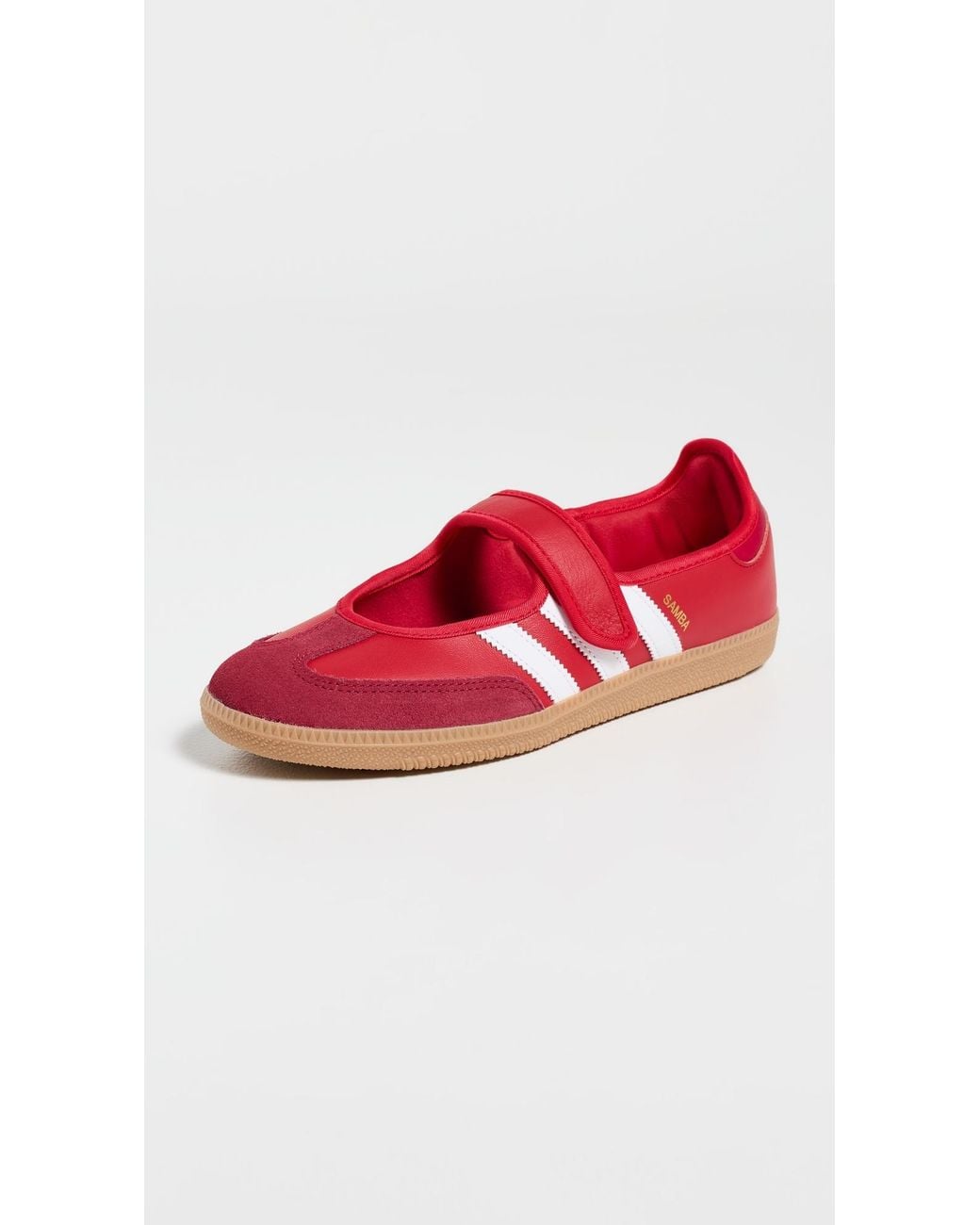 Adidas Red Samba Jane Shoes