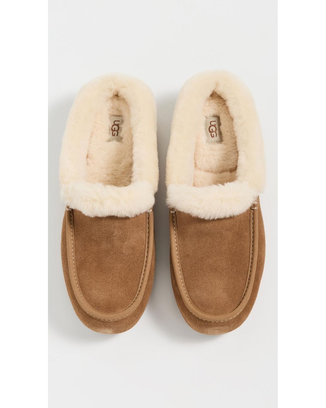 Ugg White Ansley Mules