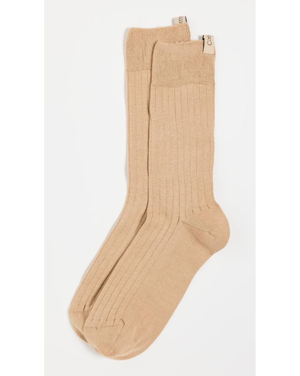 Comme Si Natural The Yves Socks