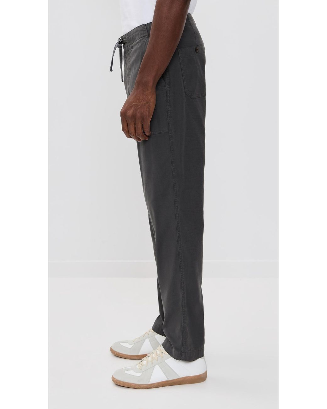 Faherty Brand Black Dune Utility Pants for men