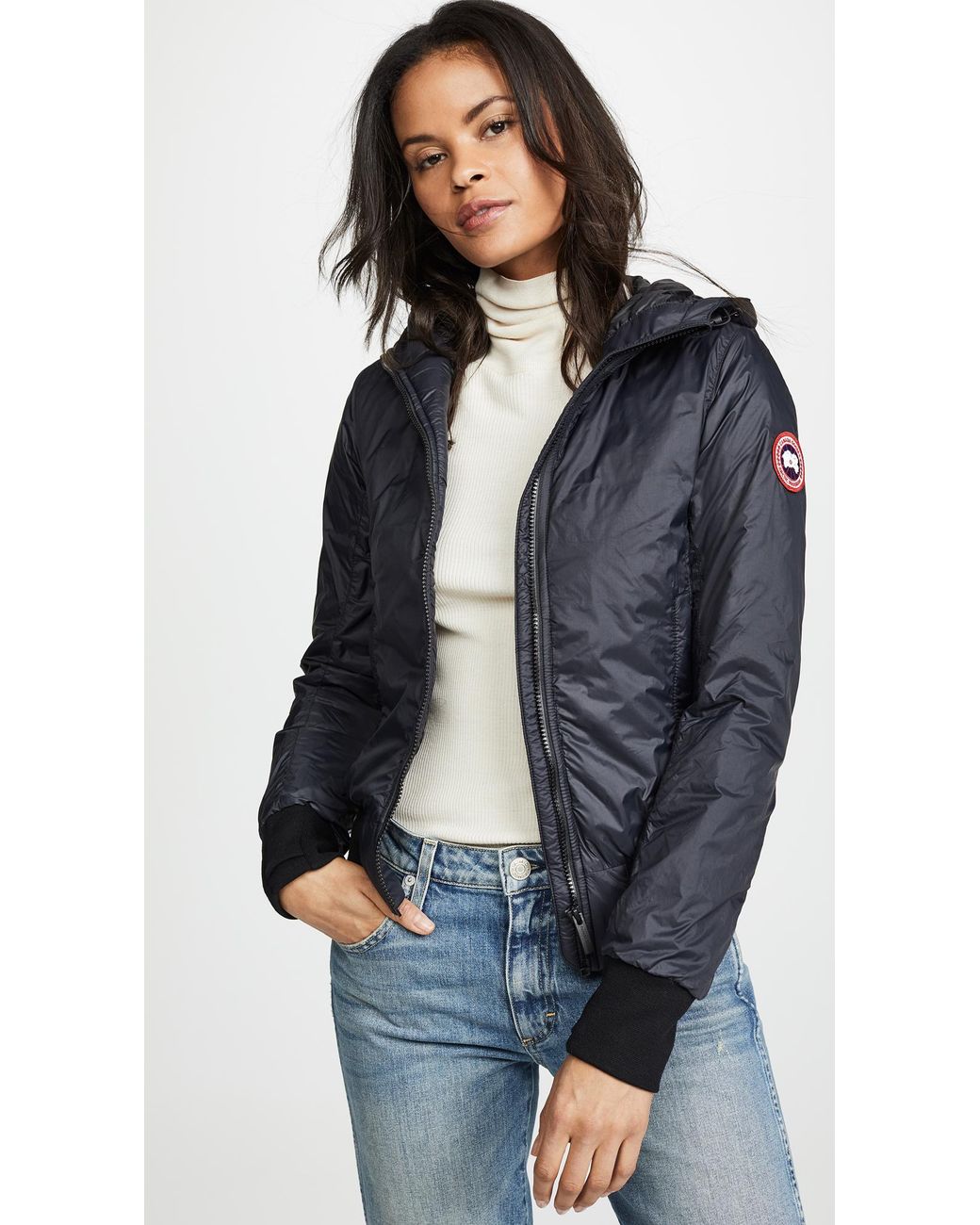 Canada Goose Synthetic Dore Hoodie Jacket in Black Lyst