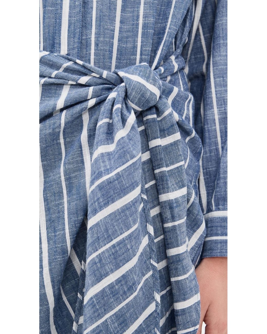 white christmas dresses Juliette Dress in Indigo Denim Indigo Denim / L main image 0