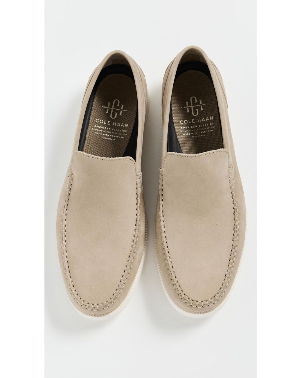 Cole Haan Mens American Classics Hampton Loafers Light  display picture 3