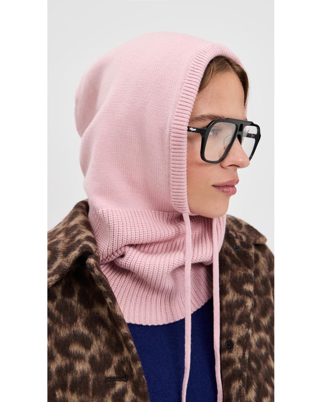 Hat Attack Black Smooth Knit Balaclava
