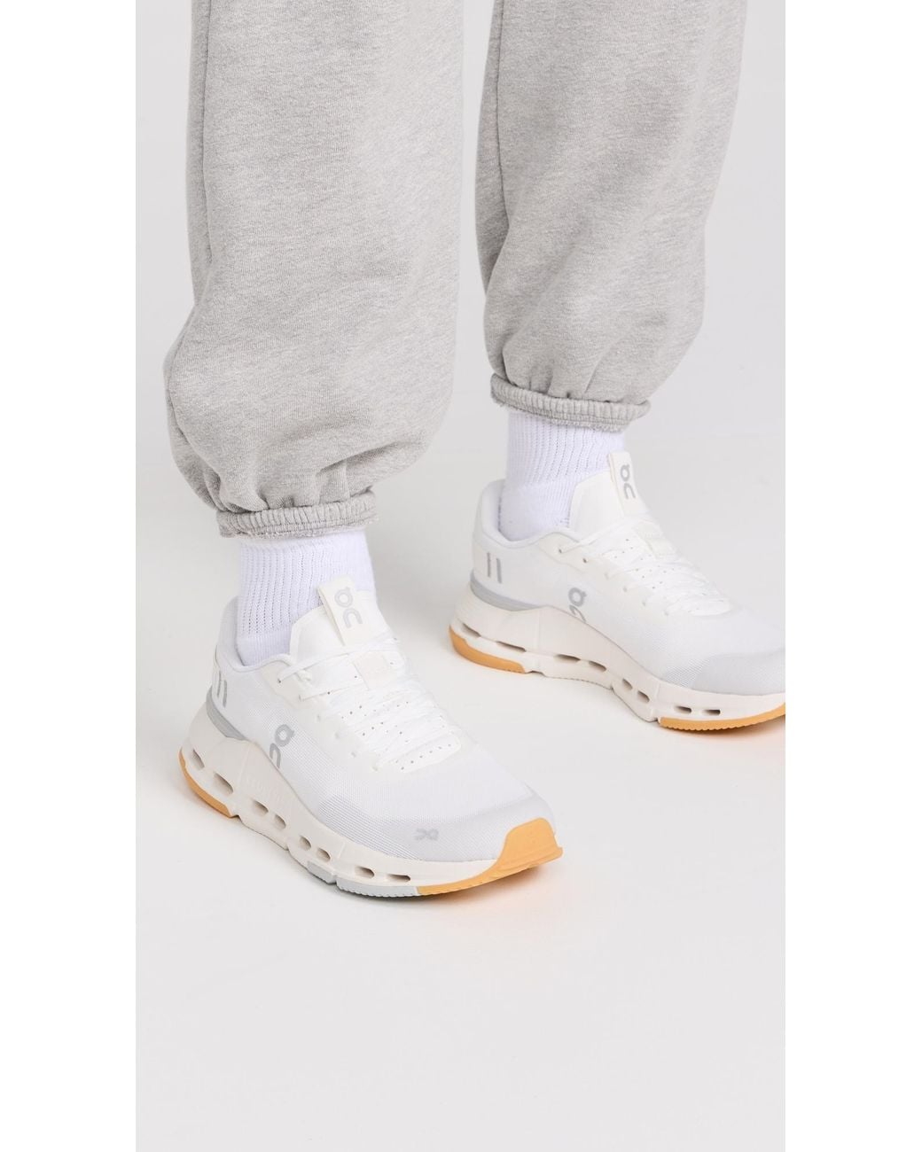 On Shoes White Cloudnova Form 2 Sneakers