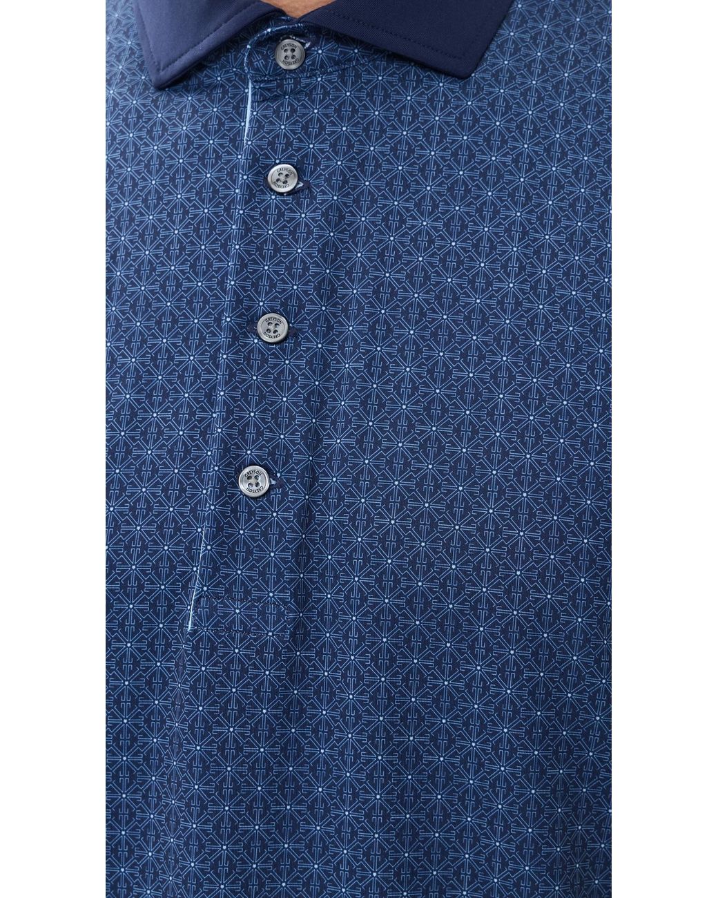Greyson Blue Deco Polo Top for men