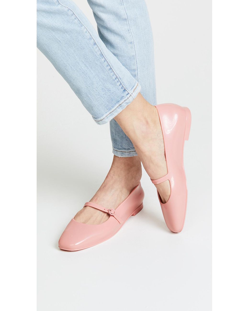Melissa Believe Mary Jane Flats in Pink | Lyst