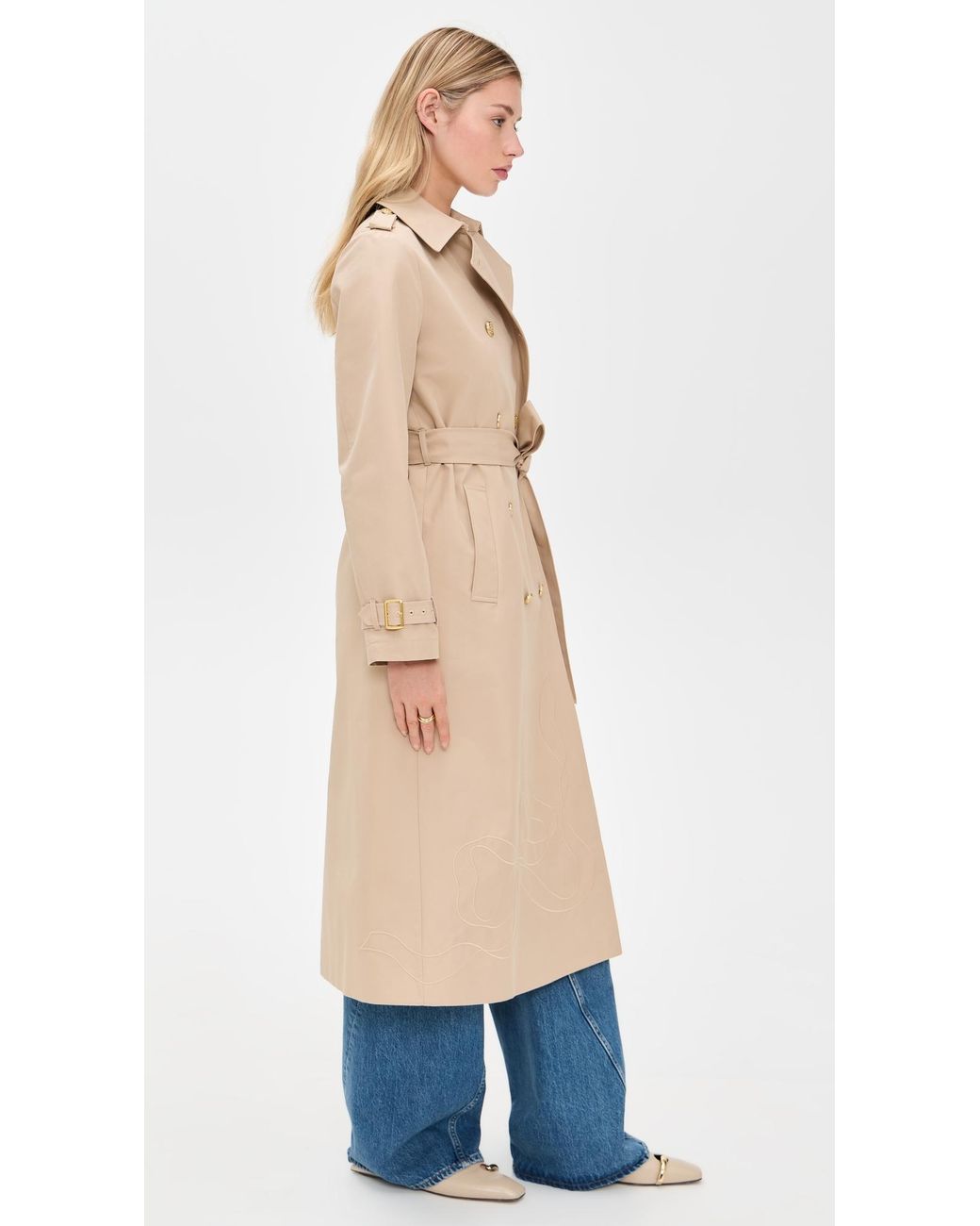 LoveShackFancy Blue Thiel Jacket