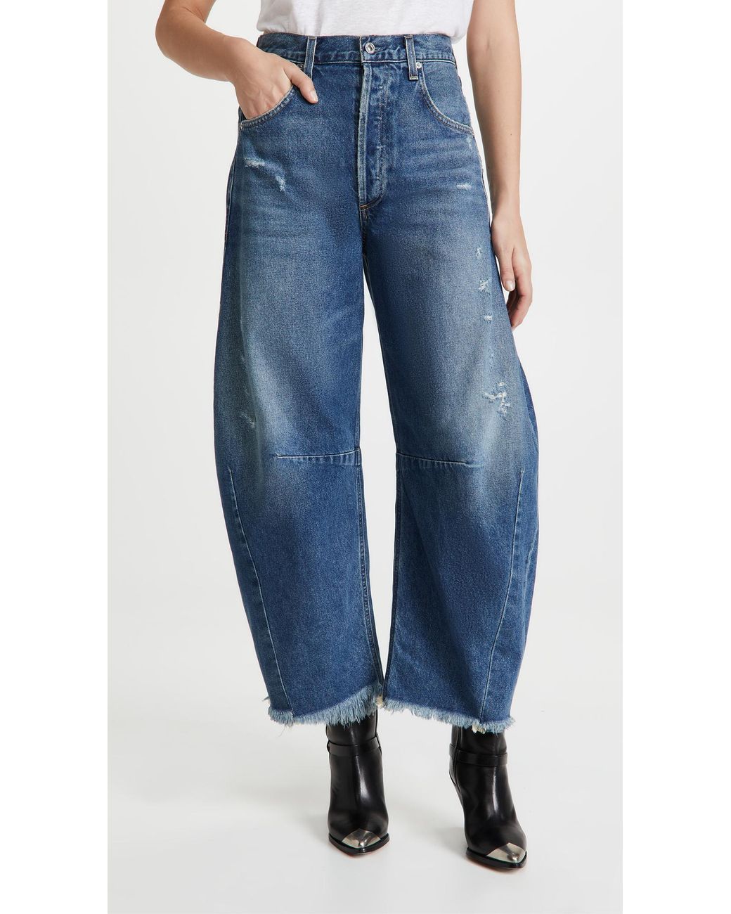 Citizens of Humanity Denim Horseshoe Jeans in Blue | Lyst UK