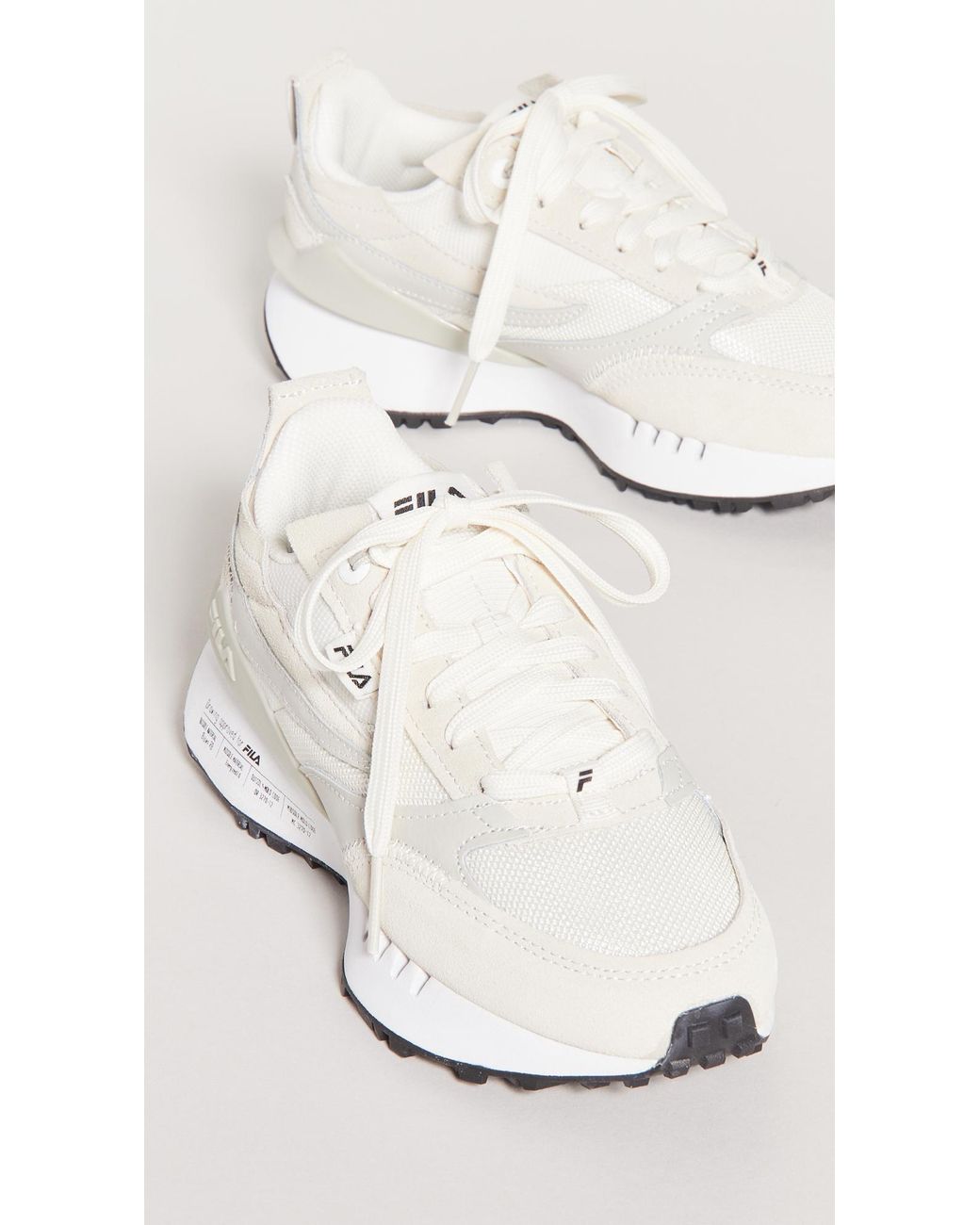 Fila Leather Renno N Generation Sneakers in White | Lyst