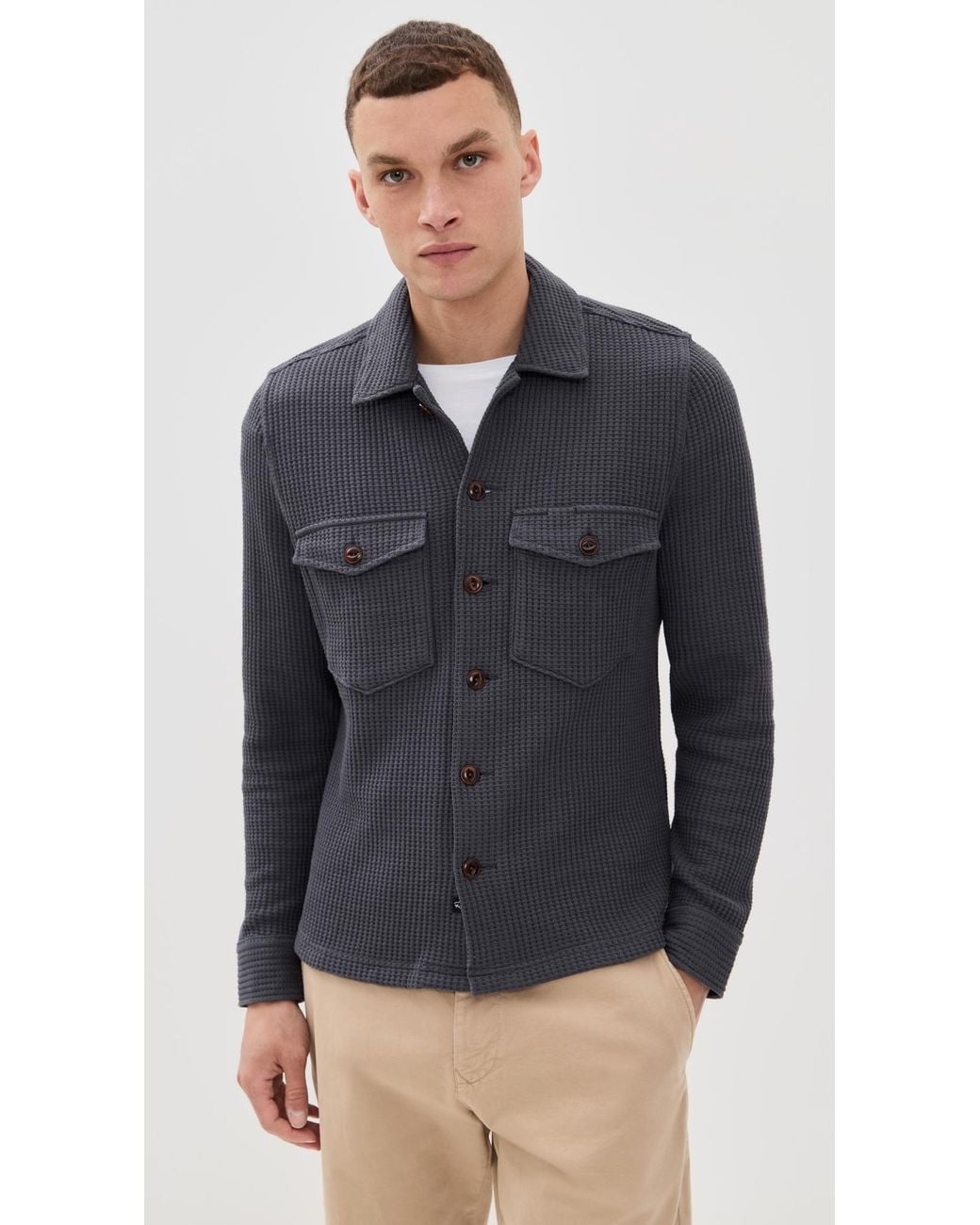 Rails Black Wells Shirt Shacket for men
