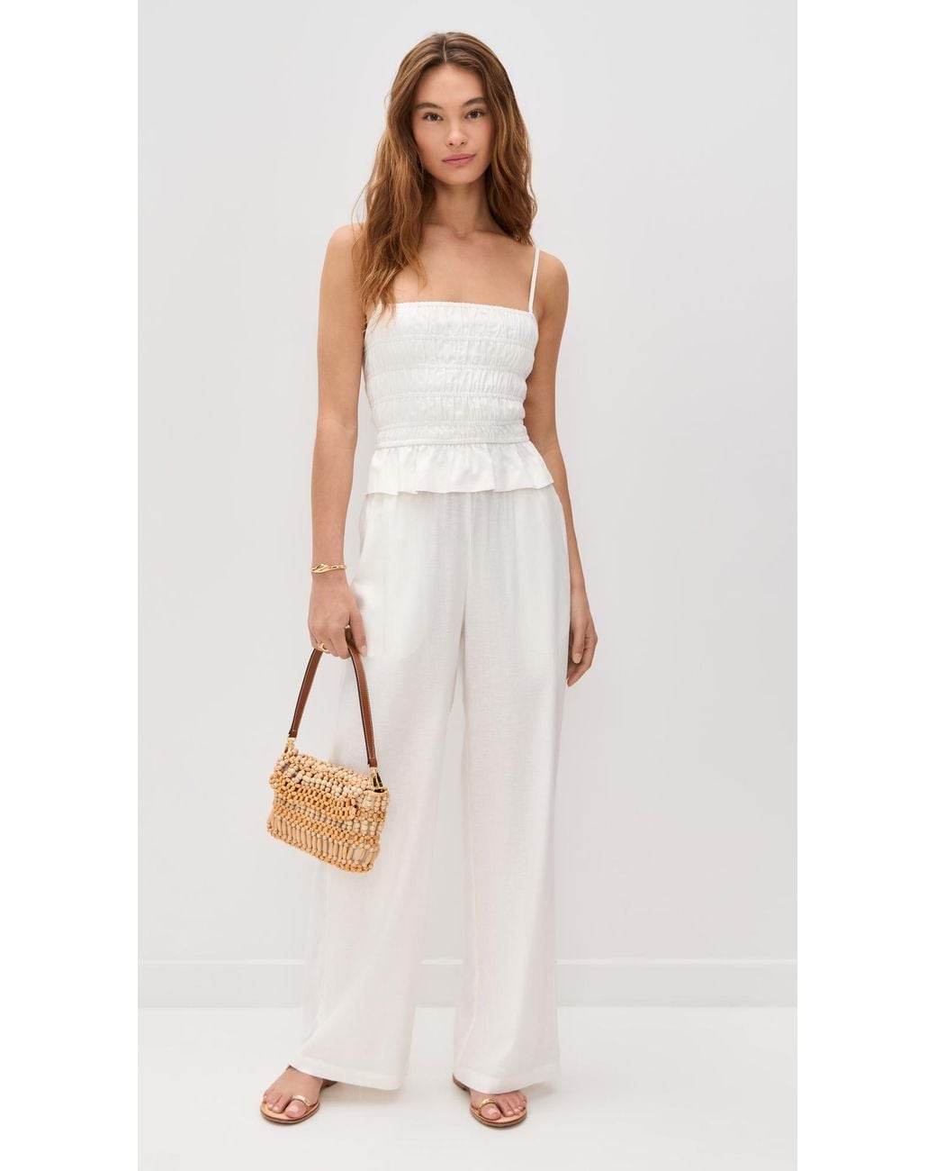 Solid & Striped White The Monaco Pants