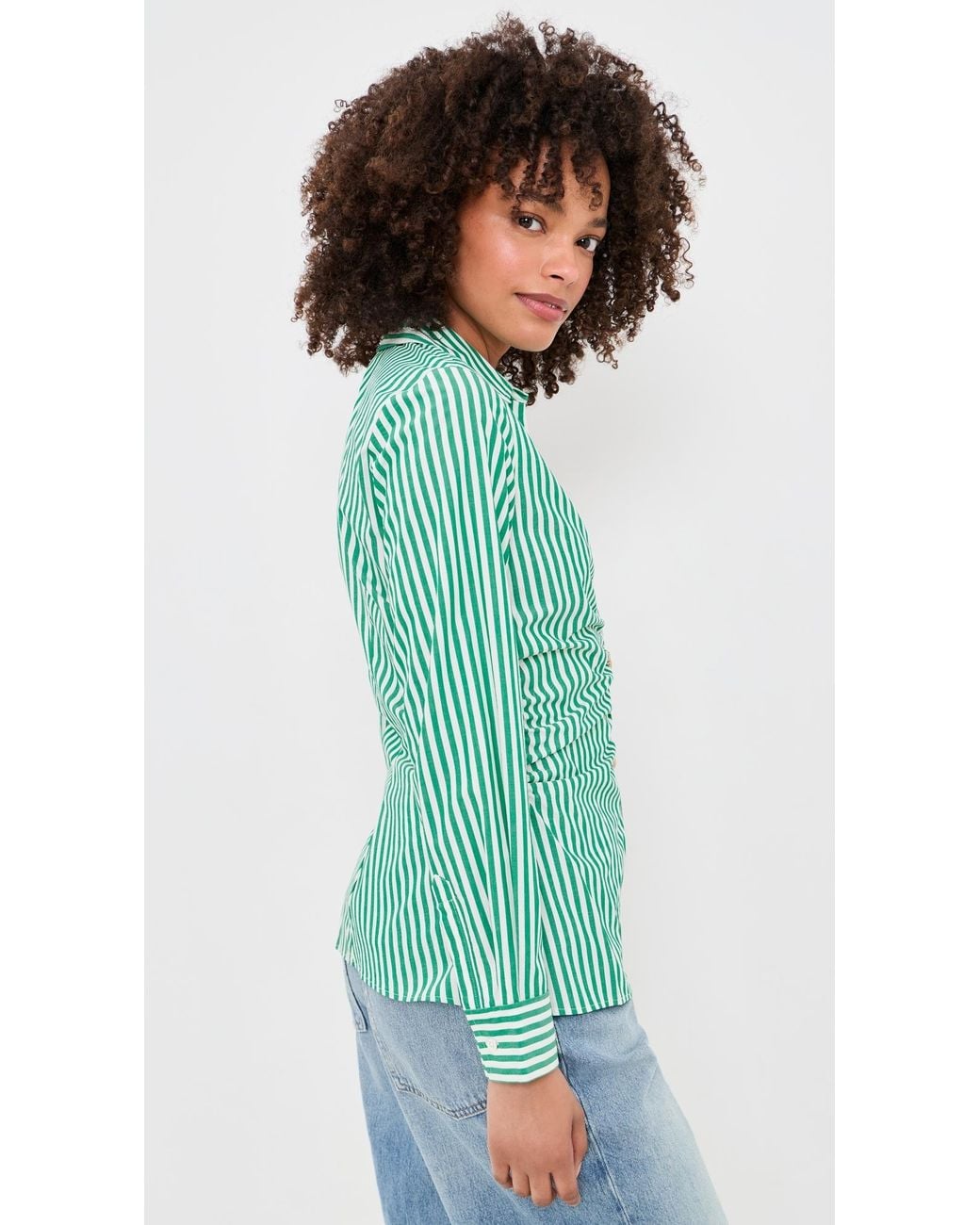 Rails Green Carayln Button Down Top
