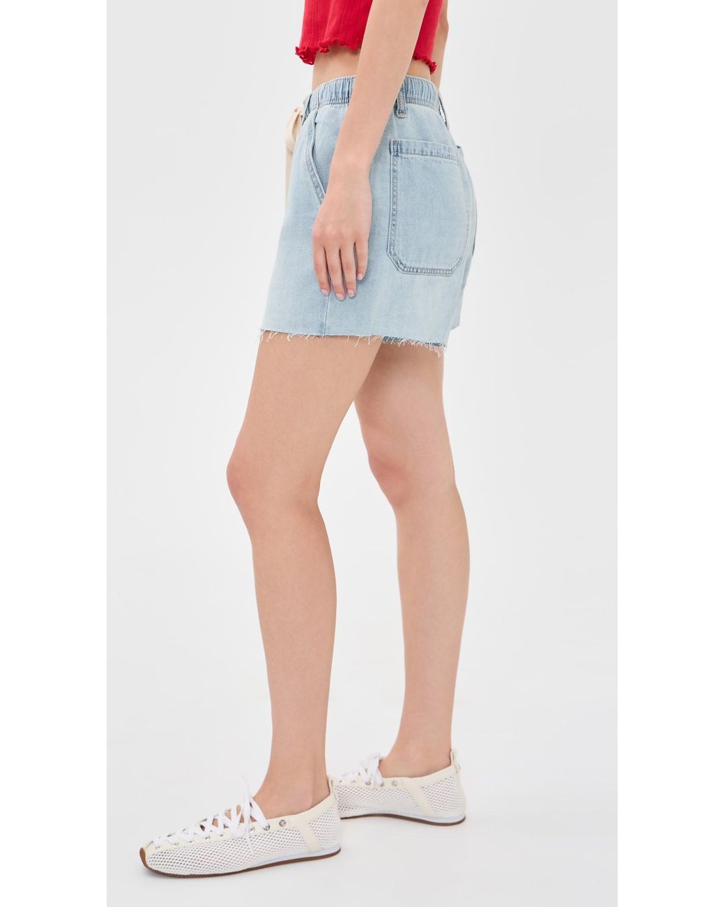 DAZE Blue Poolside Pull On Shorts