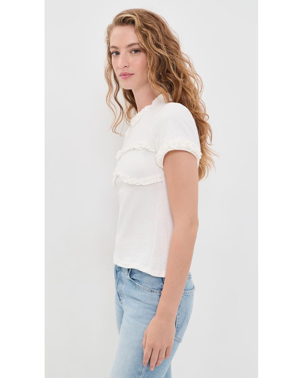 Sixxta White Baby Tee
