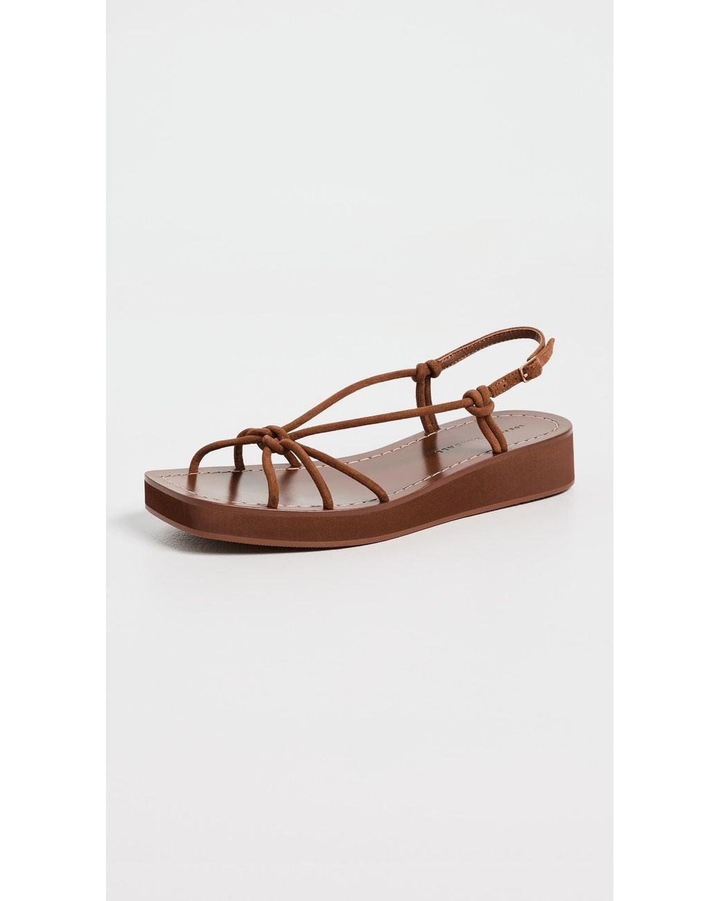 Loeffler Randall Brown Nomi Elevated Sandals