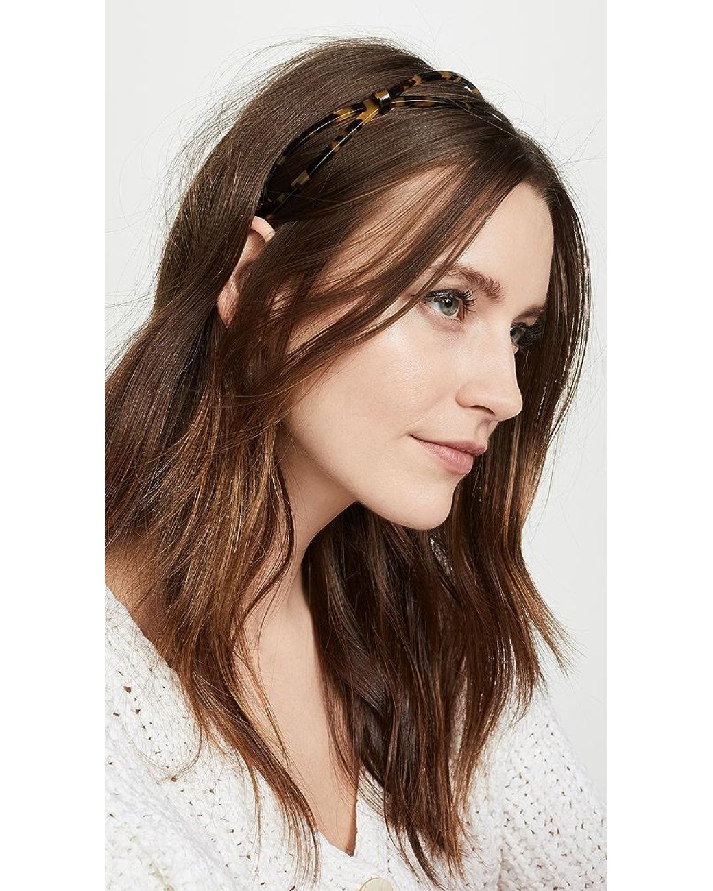 Alexandre De Paris Hard Headband in Black | Lyst