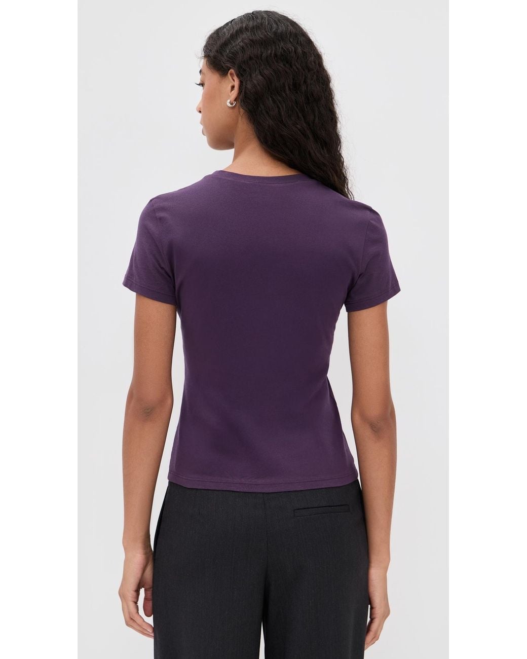 Theory Purple Tiny Tee