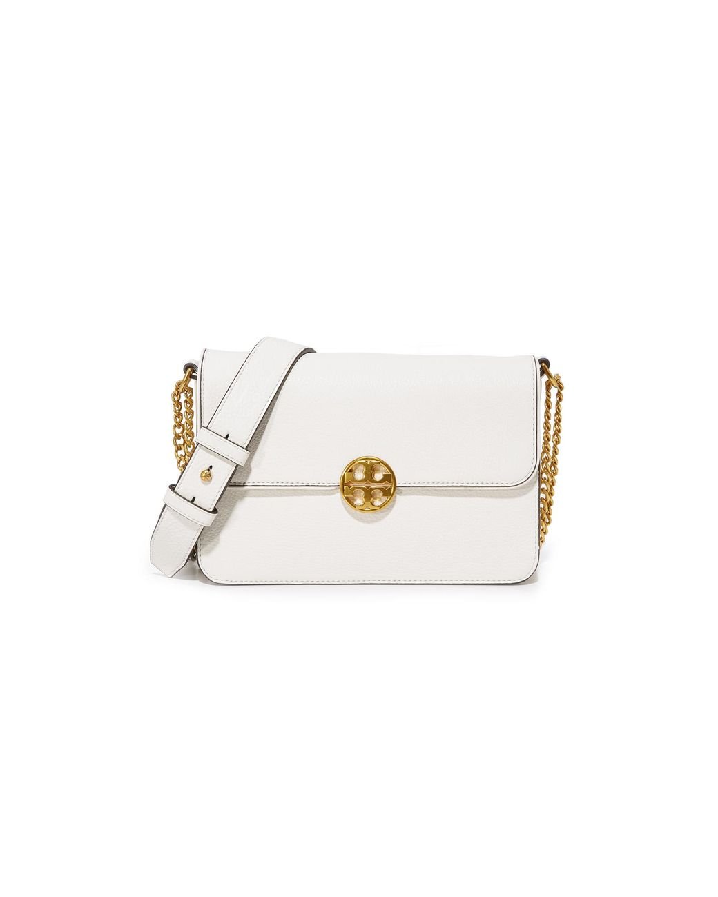 Tory Burch Chelsea Convertible Shoulder Bag in White Lyst