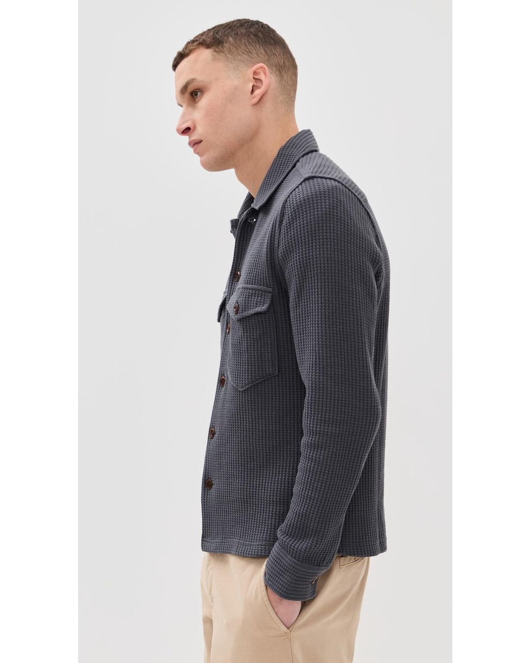 Rails Black Wells Shirt Shacket for men