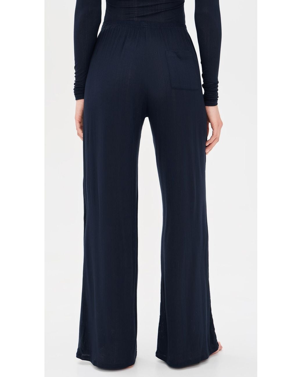 NEGATIVE Blue Whipped Track Pants