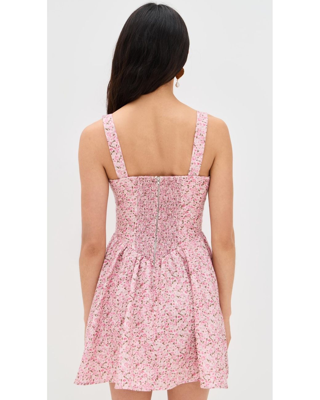 chinese dress ladies Daria Sleeveless Knit Mini Dress with Deep Neck and Flare Hem main image 1