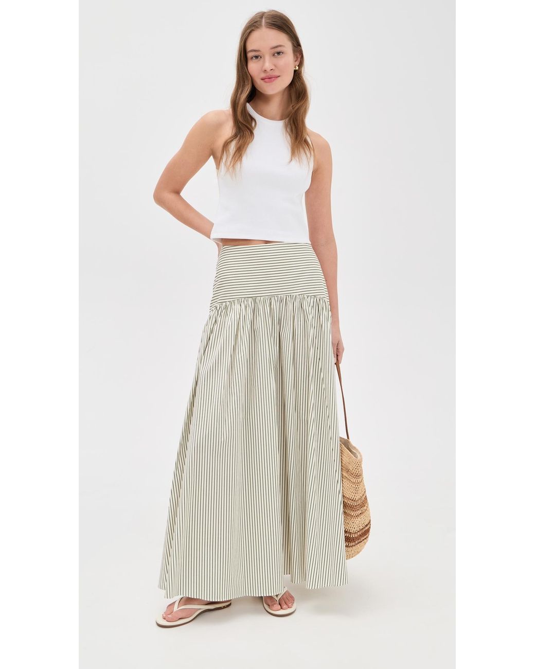 Staud Natural Procida Skirt