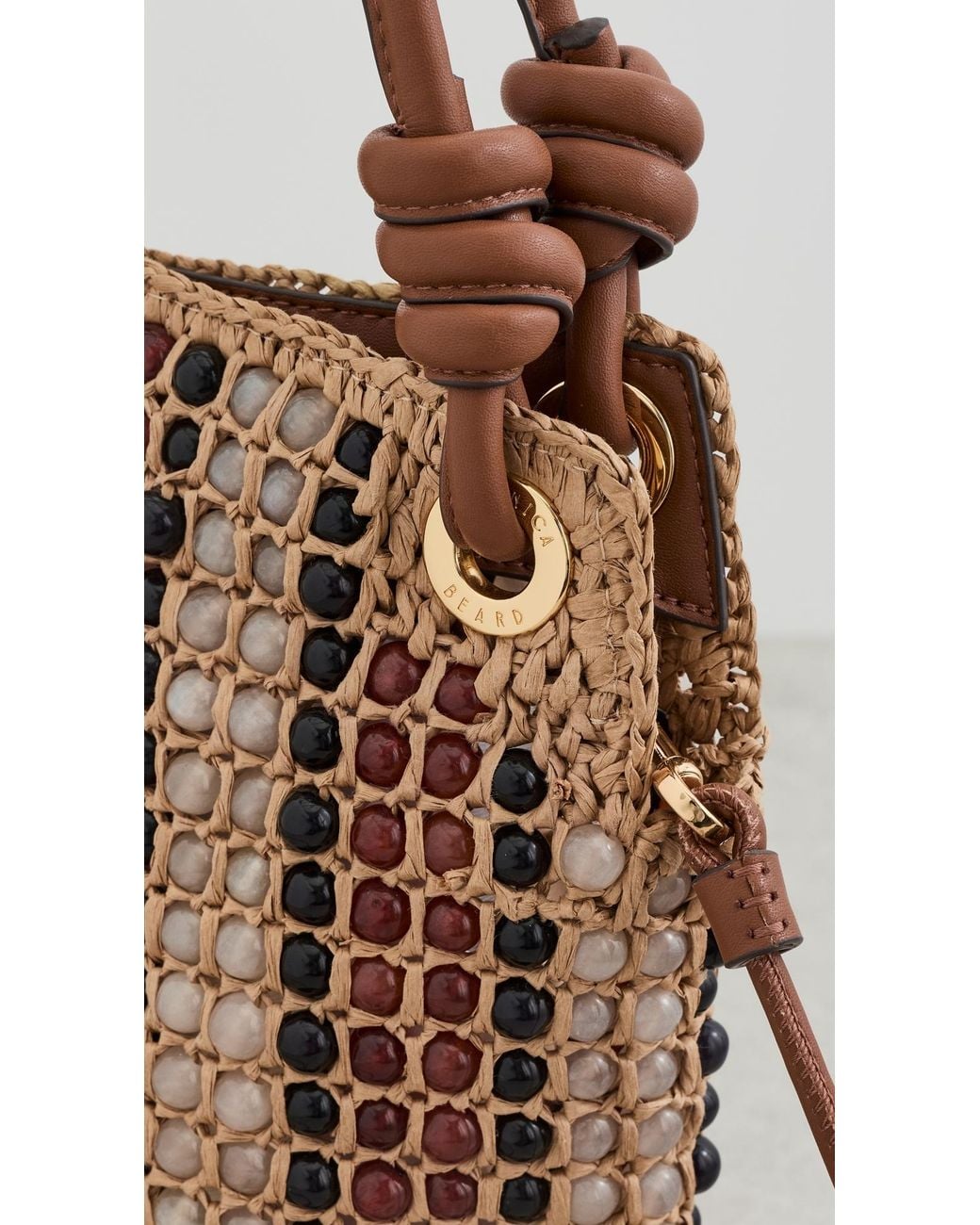 Veronica Beard Multicolor Small Beaded Slouch Bag