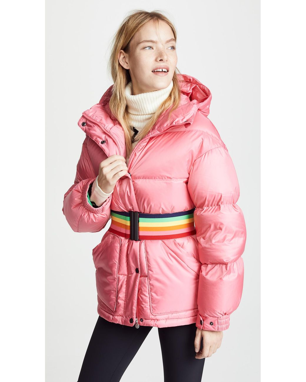 Perfect Moment Oversized Parka in Pink | Lyst