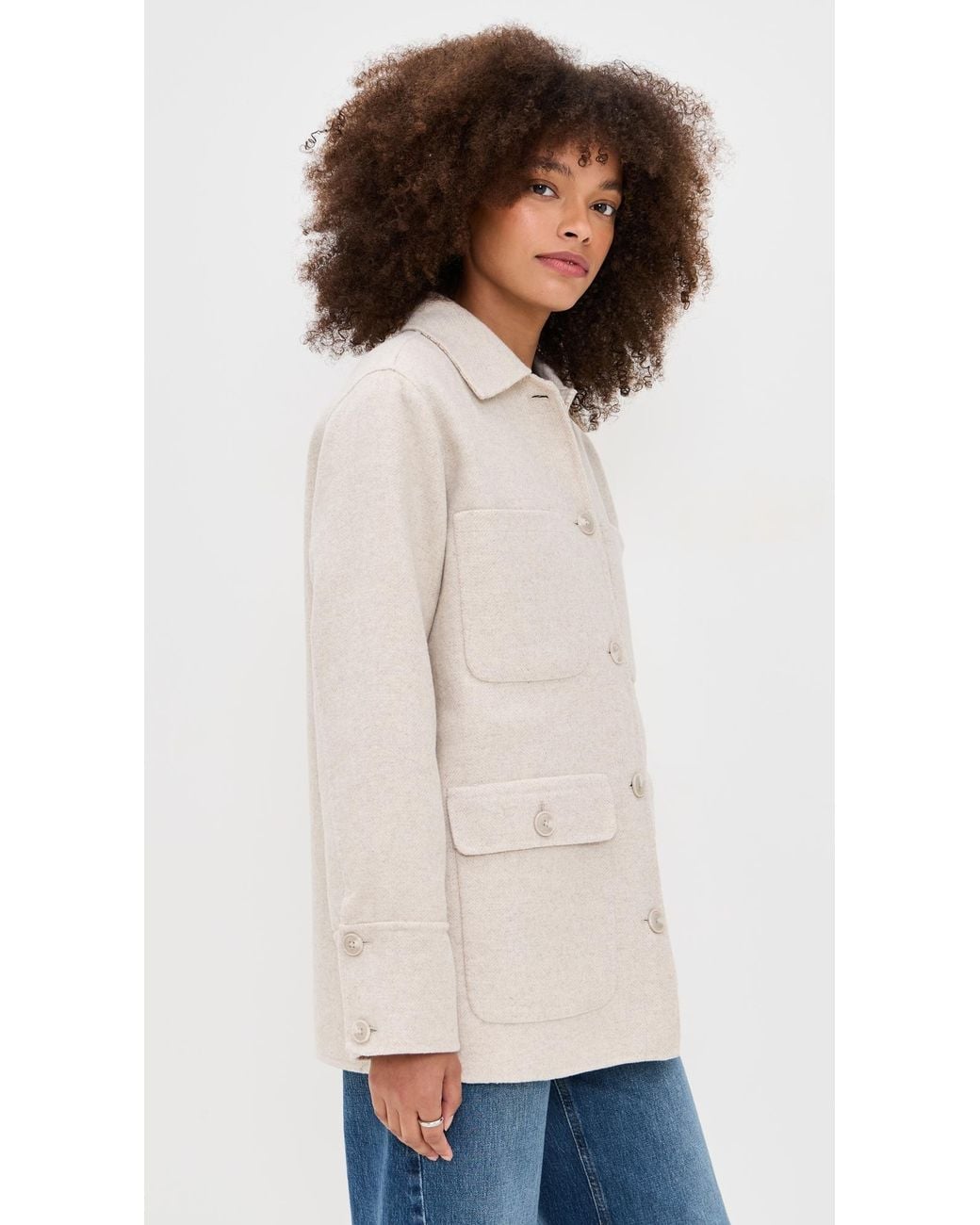 Splendid White Beth Wool Jacket