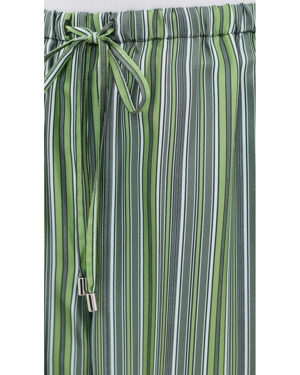 Comme Si Green Drawstring Pants