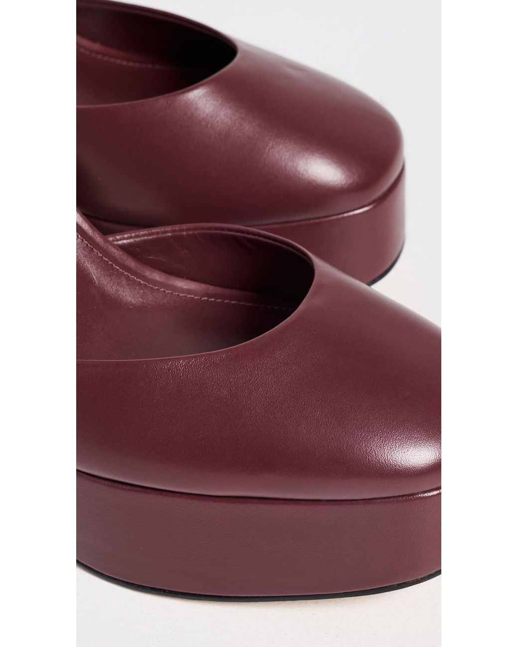 Larroude Multicolor Ari Leather Platform Pumps