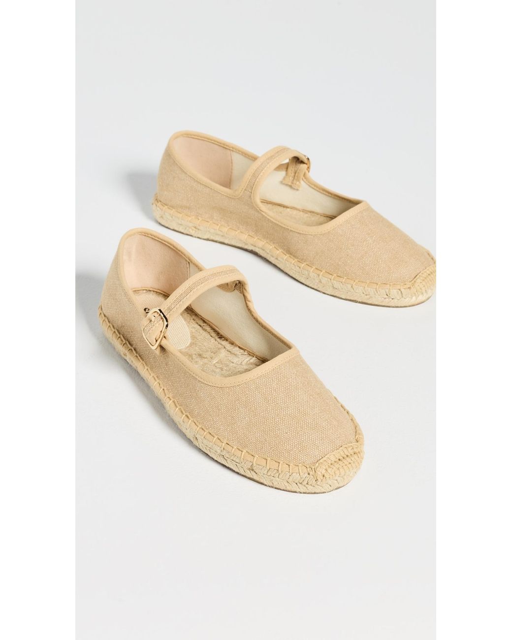Soludos White Mary Jane Espadrilles