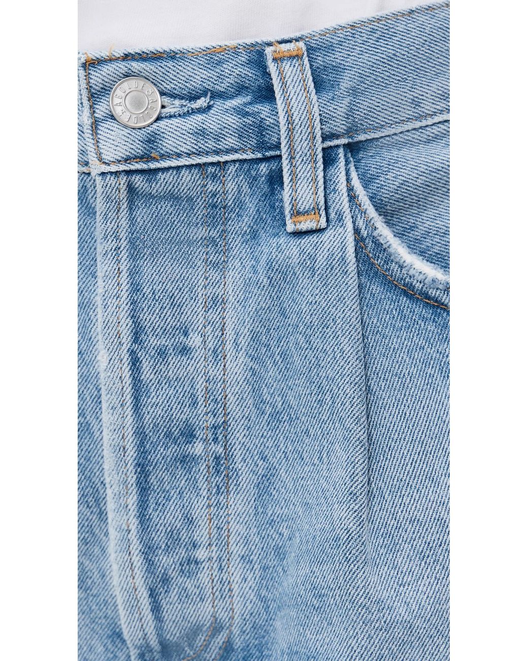 Agolde Blue Rhoda Shorts